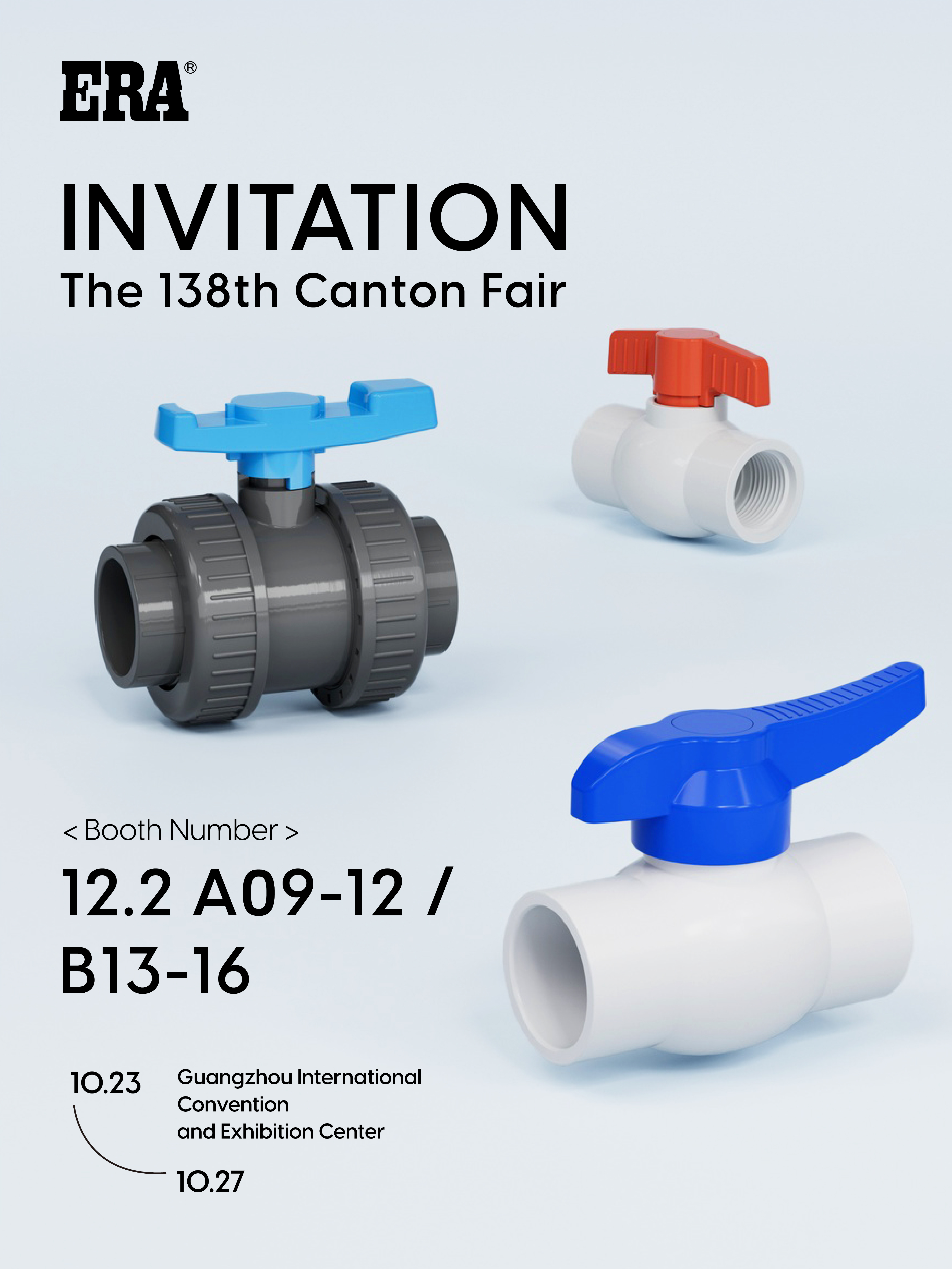 ERA Valves 138th Canton Fair ERA Valves 138th Canton Fair