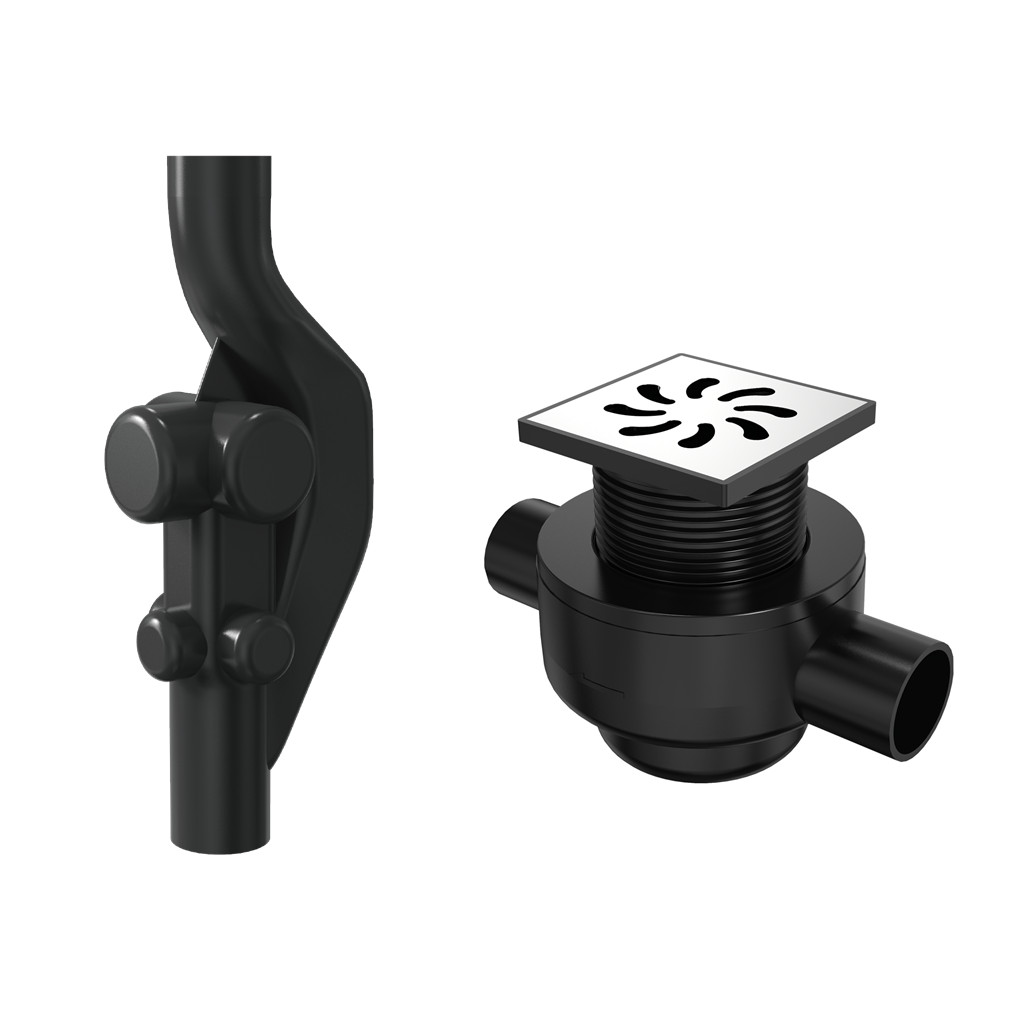 ERA multi-channel floor drain shared water seal bathroom drainage ERA multi-channel floor drain shared water seal bathroom drainage