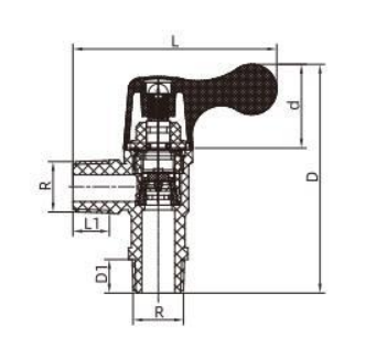 PVC ANGLE VALVE