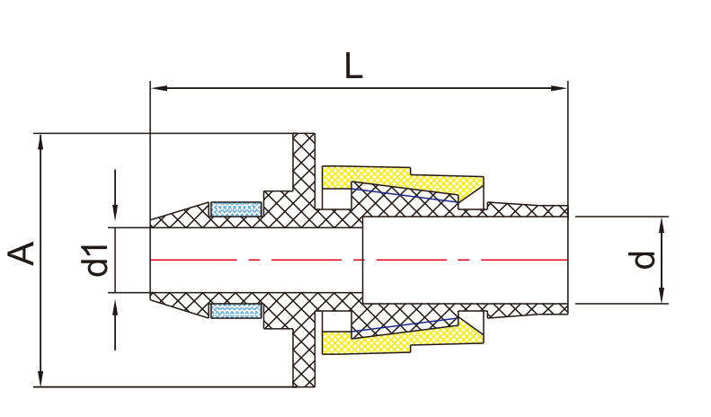 PP COMPRESSION FITTINGS IRRIGATION FITTING