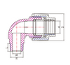 PP COMPRESSION FITTINGS MALE THREAD ELBOW