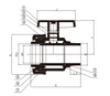 PP SINGLE UNION BALL VALVE M/F