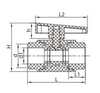 PVC THREE PCS BALL VALVE