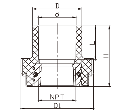 Female Adaptor With Brass