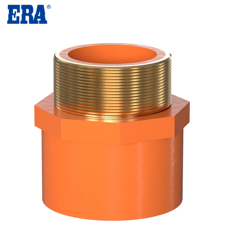 male adaptor with brass