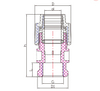 PP COMPRESSION FITTINGS FEMALE THREAD SOCKET