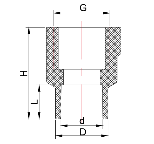 CPVC CTS FEMALE ADAPTOR