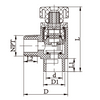 CPVC ANGLE VALVE SOCKET