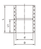 SCH40 Coupling