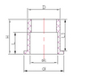 CPVC CTS REDUCING RING(IPS TO CTS)