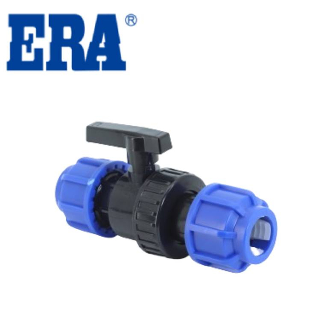 PP COMPRESSION TRUE UNION BALL VALVE