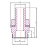 PP COMPRESSION FITTINGS TANK CONNECTOR