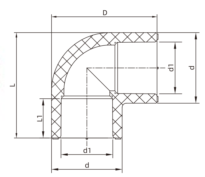 PPR 90° ELBOW