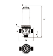 PP COMPRESSION FITTINGS SCREEN FILTER