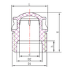 III PP COMPRESSION FITTINGS END CAP