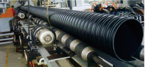 HDPE Steel Strip Reinforced Spiral Corrugated Pipe