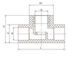 HDPE BUTT WELDING PE FITTING STOP VALVE