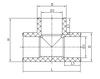 PPR FITTINGS TYPE II STRAIGHT TEE