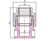 PP COMPRESSION FITTINGS END CAP