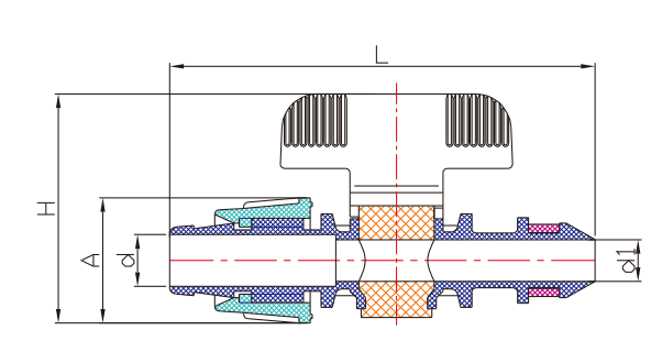 PP COMPRESSION FITTINGS IRRIGATION VALVE