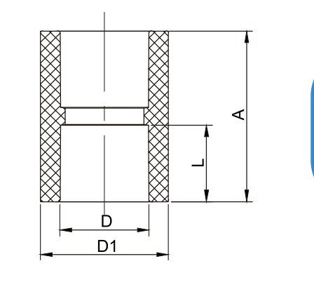 HDPE BUTT WELDING PE FITTING SOCKET