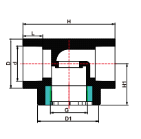 II Stop Valve With Crome Handle