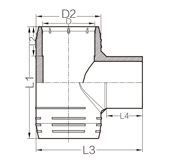 HDPE ELECTROFUSION EQUAL TEE