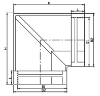 RWGA004-2 90°OUTSIDE CORNER