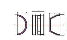 RGUK06 SQUARE/ROUND GUTTER ADAPTOR