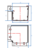 RGA004R RIGHT ANGLE CONNECTOR