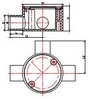 CONDUIT JUNCTION BOX 3 WAY
