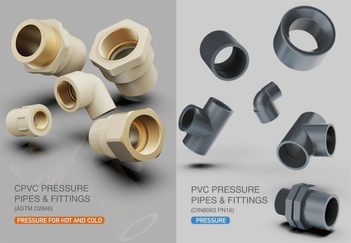 cpvc pressure pipes and fittings