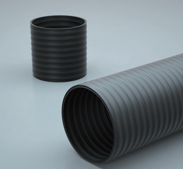 HDPE Hollow Wall Spiral Wound Pipes