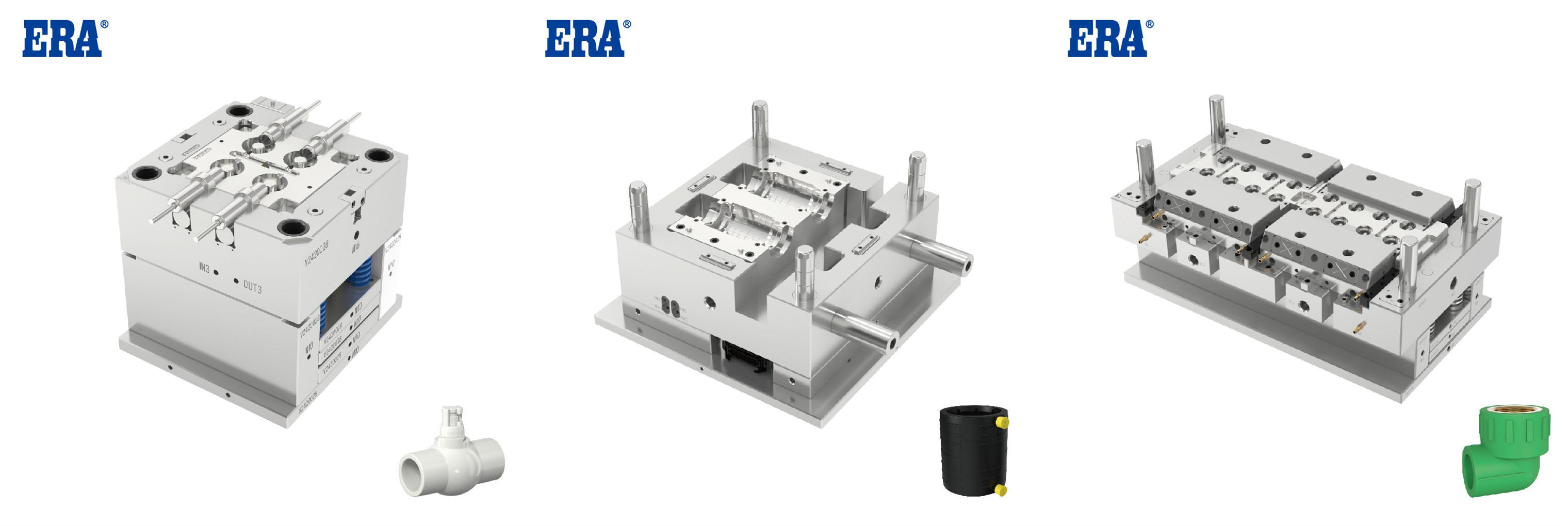 Durable Long Service Life Pipe Fitting Mould by ERA