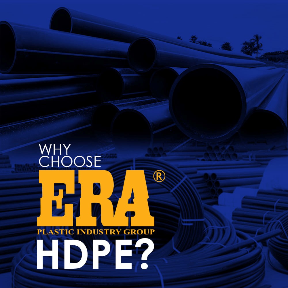 HDPE pipes and compression fittings