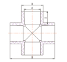 PVC PN16 CROSS 