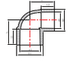 PVC PN16 REDUCING ELBOW