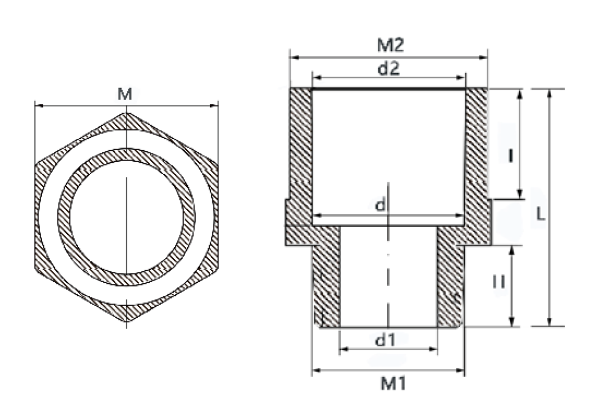 Transparent UPVC MALE ADAPTOR