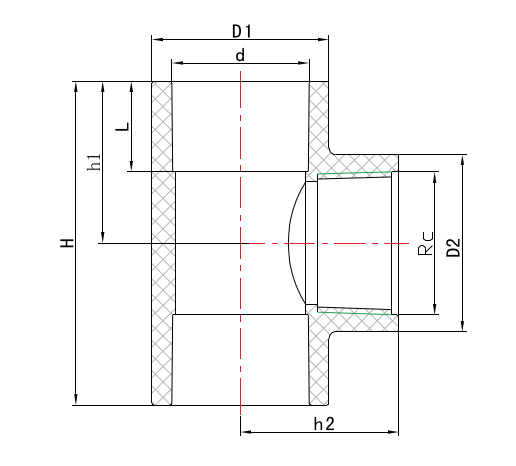 AUST04 FEMAIE THREAD TEE