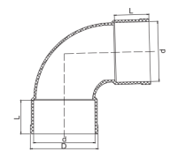 RAIN GUTTERS 90°ELBOW