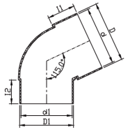 RWGA013 90°ELBOW