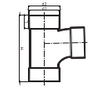 PVC ASTM D2665 DSCH001 TEE