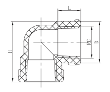 PPH THII001 90°ELBOW