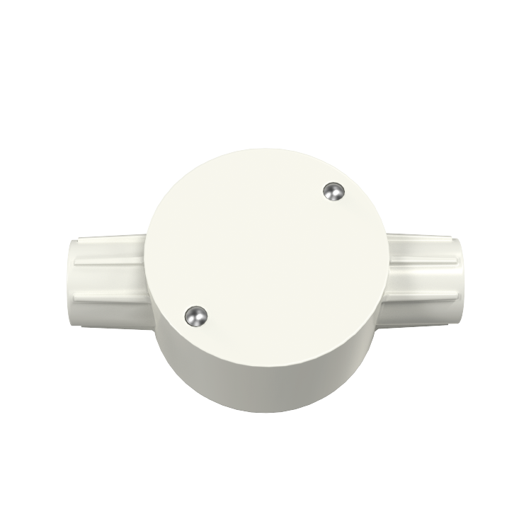 PVC-U Insulating Electrical Two Way Circular Box