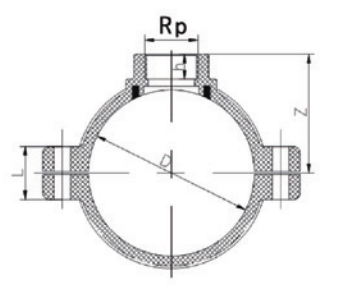 PVC PN10 UPVC SADDLE CLAMP