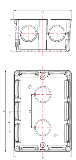 CHE007 CONDUIT ADAPTABLE BOX