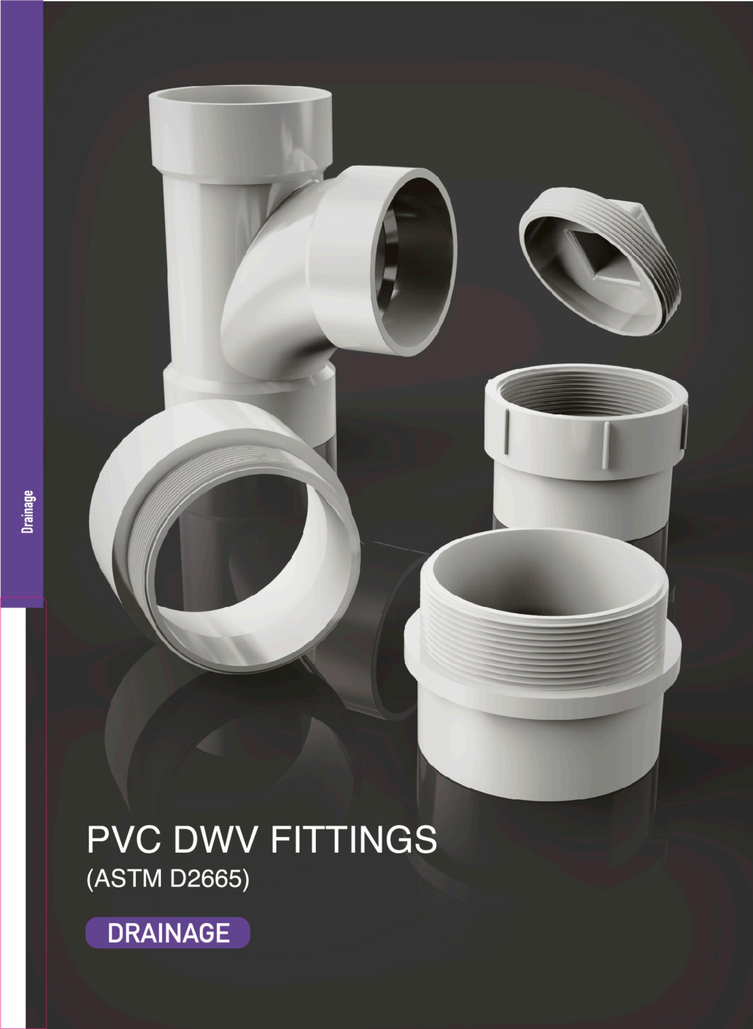 PVC DWV FITTINGS FOR ASTM D2665
