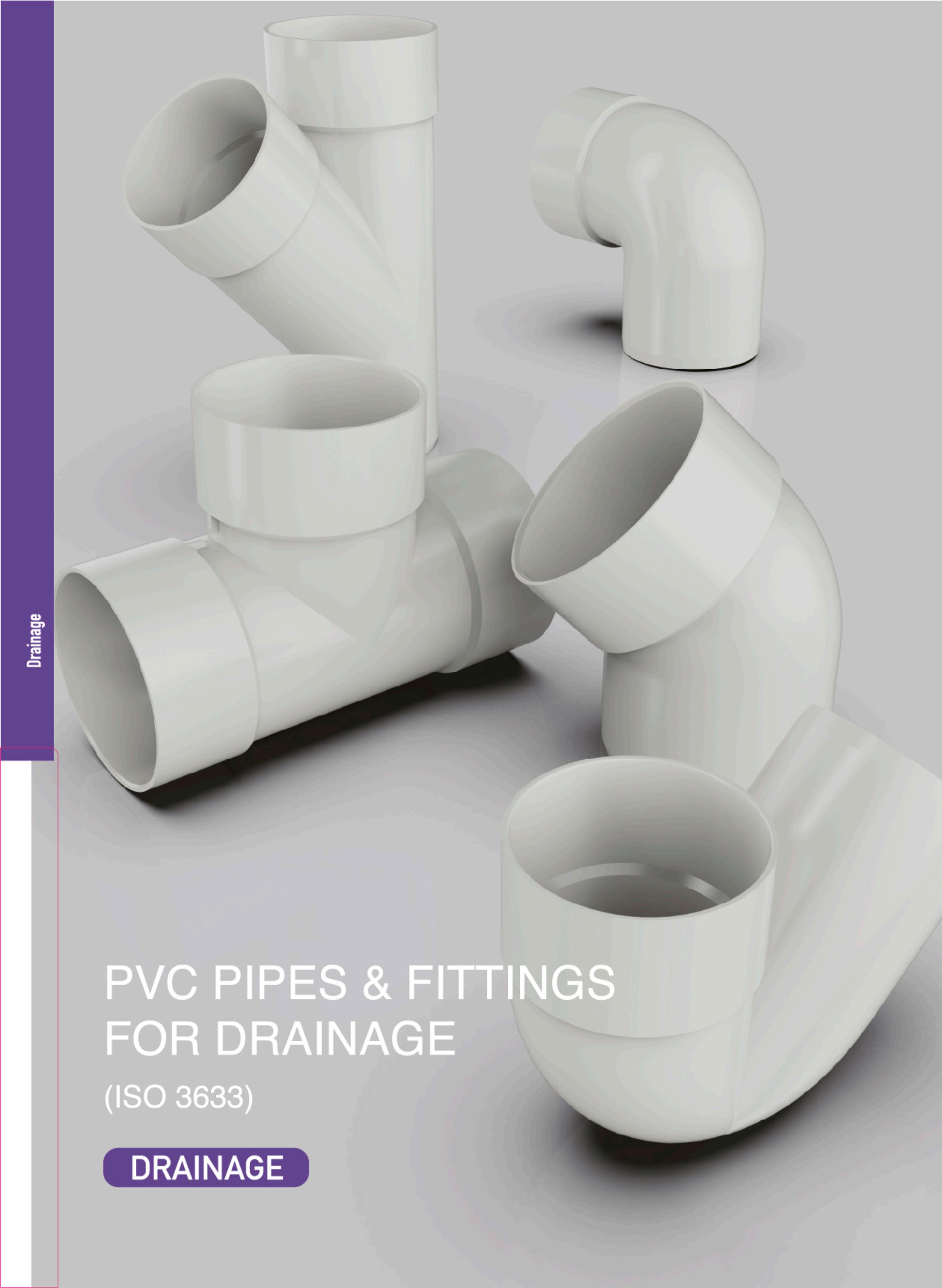 PVC DRAINAGE FITTINGS ISO3633 1