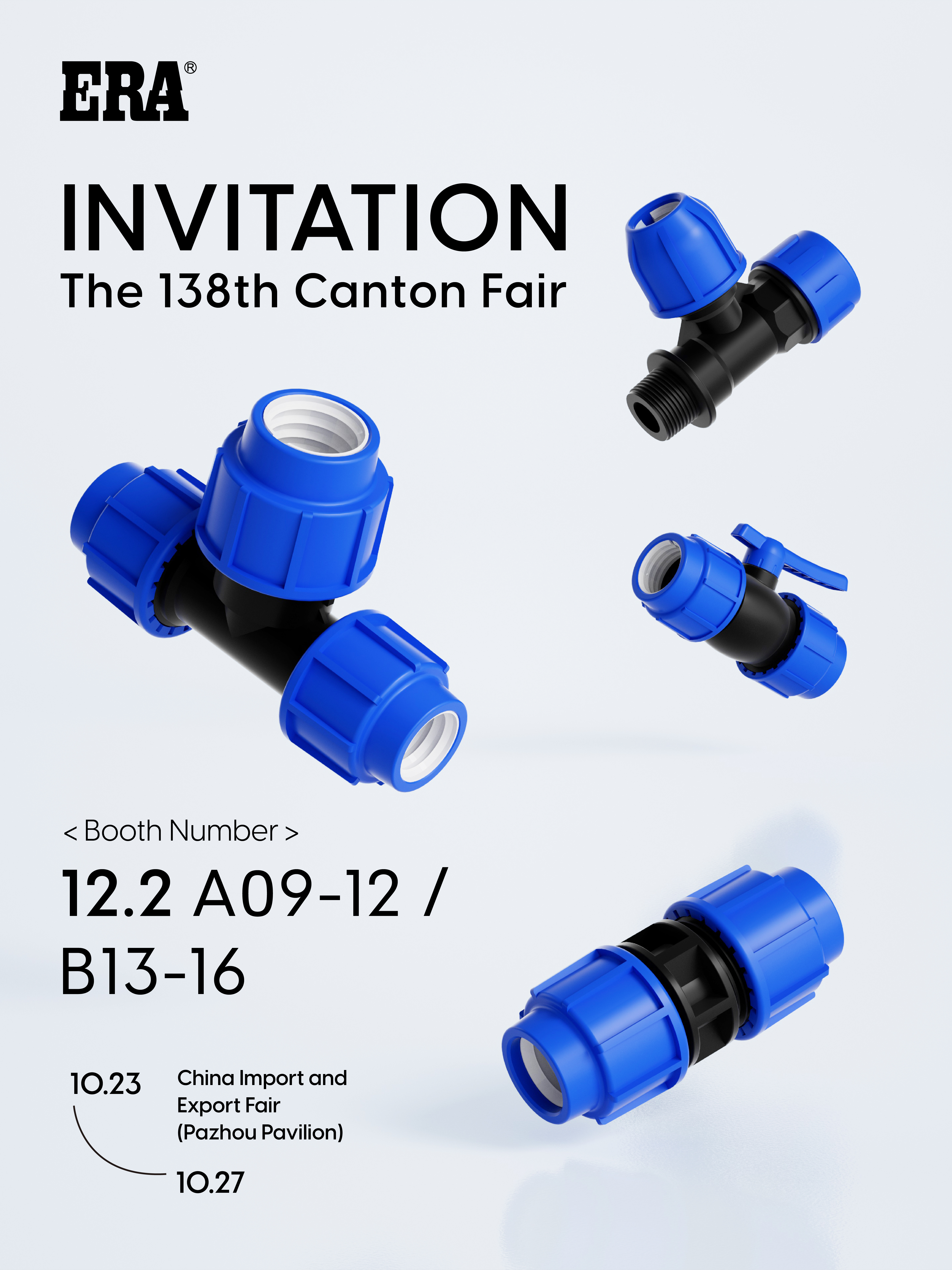 PP compression fittings
