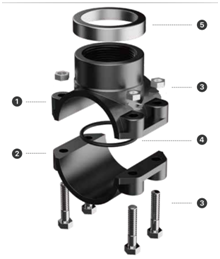 "PP Saddle Clamps: The Reliable Solution for Fluid Transfer"